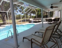 Pool home For Rent.    Furnished 3 bedroom, 2 bath  on a championship Golf Course in the Villages, FL The Villages Florida