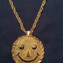 Smiley Face Necklace 18” drop The Villages Florida