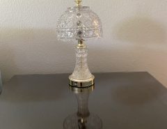 Vintage Crystal Cut Glass Table Lamp The Villages Florida