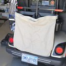 Golf Cart Shopping Bag ( BLACK) The Villages Florida