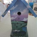 BEAUTIFUL HAND PAINTED BIRDHOUSE The Villages Florida