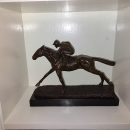Bronze Jockey with Marble Base The Villages Florida