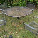 Wrought Iron Outdoor Table and Chairs The Villages Florida