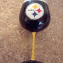 Vintage Pittsburgh Steelers Tall Wine Glass The Villages Florida
