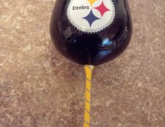 Vintage Pittsburgh Steelers Tall Wine Glass The Villages Florida