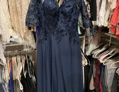 Navy blue gown The Villages Florida