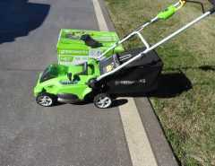 Lawn Mower GreenWorks 40V lithium 16 inch The Villages Florida