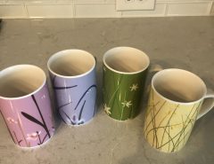 Starbucks Flower Mugs Set of 4 The Villages Florida