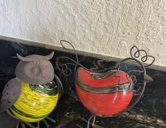Blown Glass and Metal Birds The Villages Florida