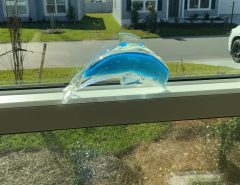 Blue Glass Art Dolphin The Villages Florida