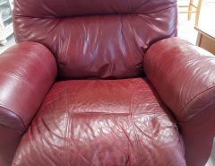 Leather Gallery Red Manual Recliners The Villages Florida