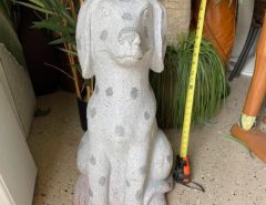 Carved Stone Dalmatian Dog Statue The Villages Florida