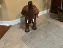 Vintage Leather Elephant The Villages Florida