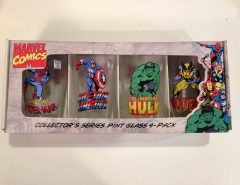 Set Of Four Marvel Superhero Collector Pint Glasses The Villages Florida