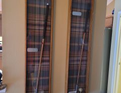 Antique Golf Clubs in Shadow Box The Villages Florida