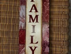 Wooden Sign “Family” The Villages Florida