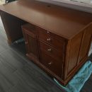 FREE.   Cherry wood desk and office chair The Villages Florida