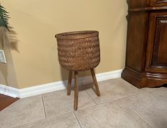 Rattan 3-legged plant stand The Villages Florida