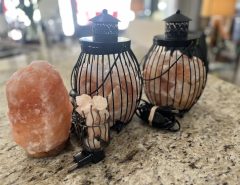 Himalayan Glow Lantern Style Basket Salt Lamp The Villages Florida