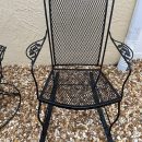 Patio Iron swivel chairs and rocker Set of 5 The Villages Florida