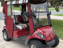 yanaha golf cart w/custom overhead shelf The Villages Florida