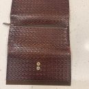 MUNDI BROWN LEATHER WOVEN WALLET The Villages Florida