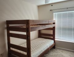 Solid wood bunk bed. Extra long twins can be separated The Villages Florida