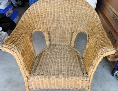 Real Wicker chair. The Villages Florida
