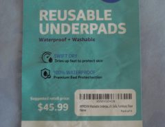 Washable Protective Underpads 34″ x 36″ – 2 New in Pkg & 2 Used and Laundered The Villages Florida