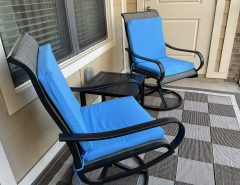 SET OF TWO OUTDOOR CHAIRS WITH TABLE The Villages Florida