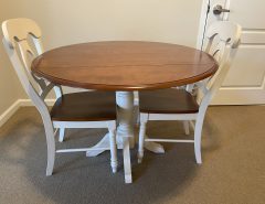 Southern Living 42” Round Pedestal Table and Two Chairs The Villages Florida
