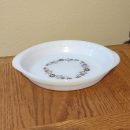 White glass Bowl with Design The Villages Florida