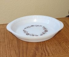 White serving Plate with Design The Villages Florida