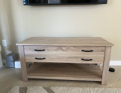 Natural Wood TV stand – Reduced The Villages Florida