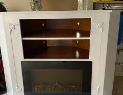 Corner cabinet with fireplace The Villages Florida