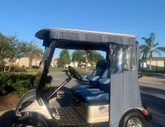 Yamaha Gas Fuel Injected (EFI) Golf Cart with LOW Miles and Adjustable Seats The Villages Florida