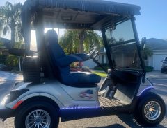 Yamaha EFI Gas Fuel Injected Golf Cart with Low Miles and Adjustable Seats The Villages Florida