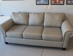 Nice Couch and 4 Pillows in Light Sea Foam Green The Villages Florida