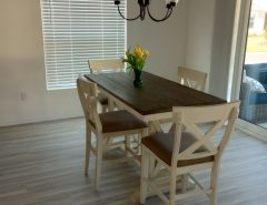 1 Year Old Counter Height Table and Chair Set The Villages Florida