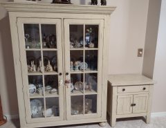 China Cabinet and end table. The Villages Florida