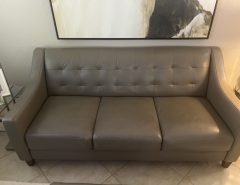 2 Identical Couches and 1 Ottoman Gray The Villages Florida
