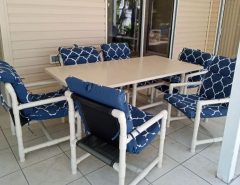 Outdoor Table  6Chairs & chair covers The Villages Florida