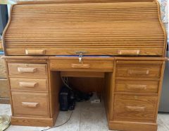 Winners Only Roll Top Desk Solid Oak Wood The Villages Florida