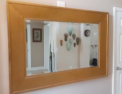 Large Gold Framed wall mirror The Villages Florida