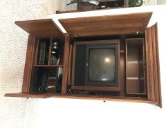 Maple TV Cabinet (Convert to Armoire) The Villages Florida