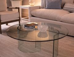 40″ Round Clear Tempered Glass Table Top 1/2″ Thick with 1″ Bevel Edge The Villages Florida