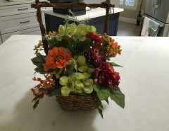 Flower Arrangement Basket The Villages Florida
