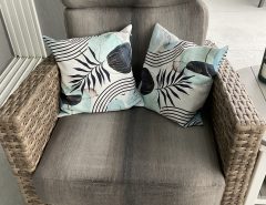 “Grand Palm” collection  CUSHIONS, side pillows,  umbrellas $75.00 The Villages Florida