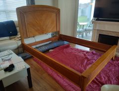 Queen bed with matching nightstand The Villages Florida