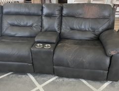 Charcoal gray sectional The Villages Florida